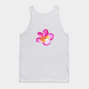 Swirly Plumeria Tank Top